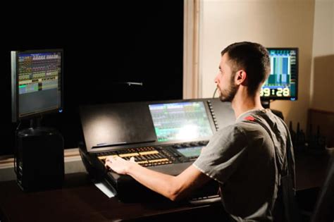 Audio Visual Technician on a Film Set