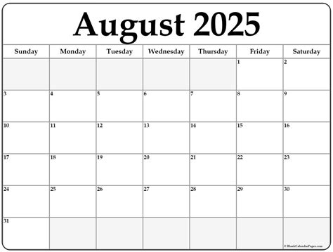 August 2025 Activities