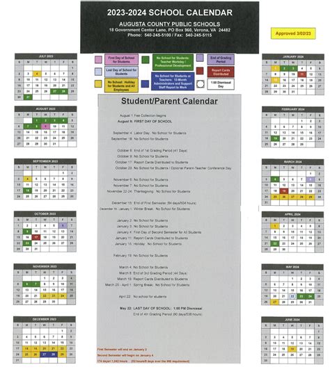 Augusta County Schools Calendar Image 10