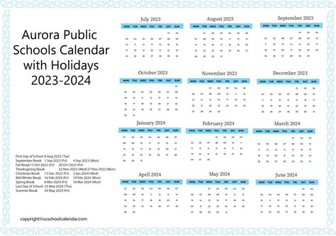 Benefits of Aurora Public Schools Calendar