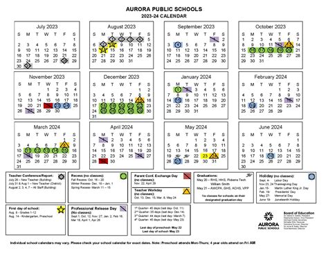 Aurora Public Schools Calendar Image 3