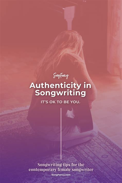 Authenticity in songwriting