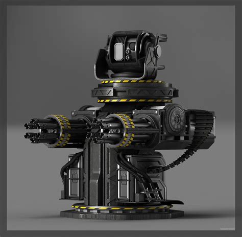 Auto Turret with 5 DOF