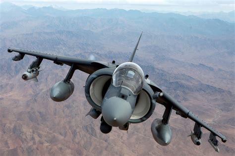 AV-8B Harrier II with munitions