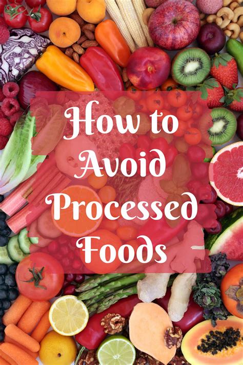 Avoiding processed foods at lunch