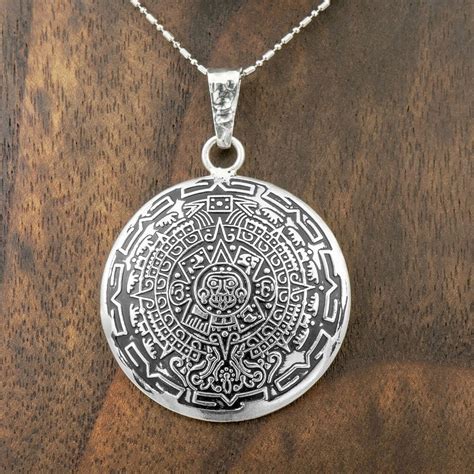 Aztec Calendar Pendant History