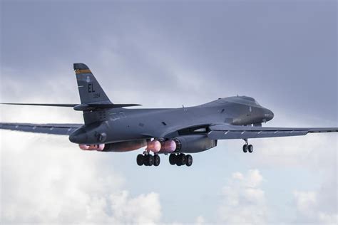 B-1B Bomber in Flight