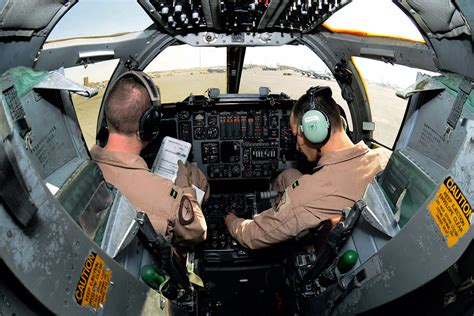 B1b Lancer Bomber Aircraft crew