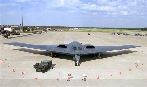 B-2 Spirit Stealth Bomber in maintenance