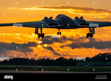 B-2 Stealth Bomber Sunset