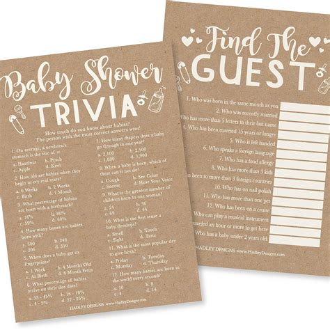 Baby Shower Games Neutral