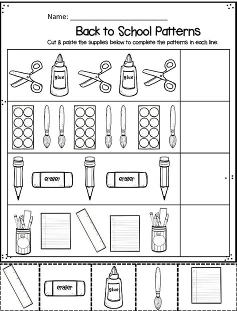 Back to school activity sheets