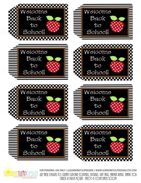 Back to school printables for teachers