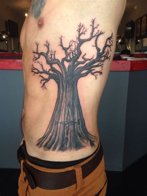 Baobab tree tattoo