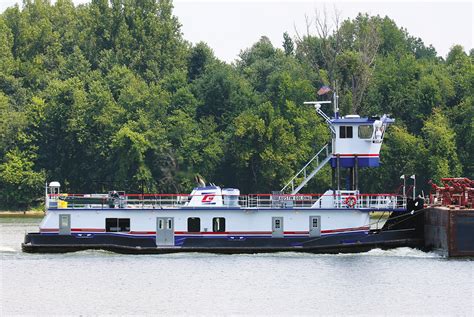 The barge's crew