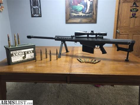 Barrett 50 cal for sale through private sales