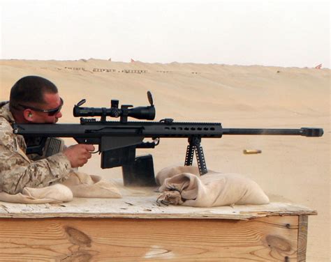 Barrett 50 Cal Sniper Rifle Applications