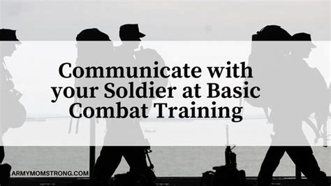 Basic Combat Training Communications and Radio Operations