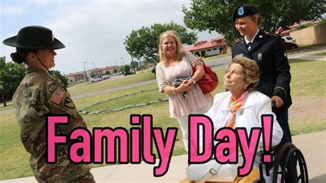 Basic Combat Training Family Day Activities