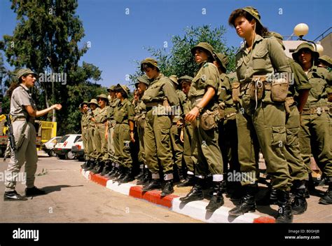 Female recruits undergoing basic training