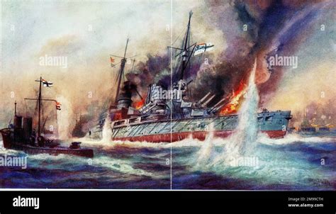 German ships during the Battle of Jutland