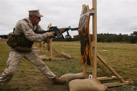 Soldiers training with bayonets