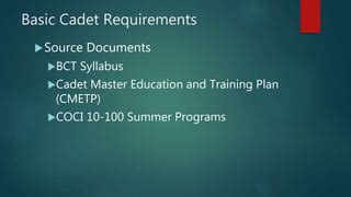 Required Documents for BCT