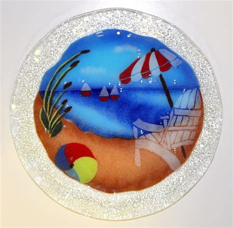 Beach Scene on the Plate