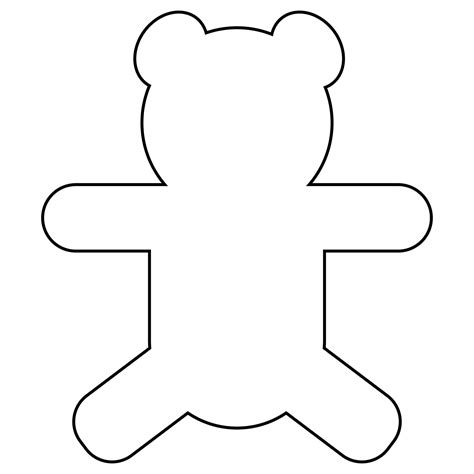 Bear Printable Template Gallery 2