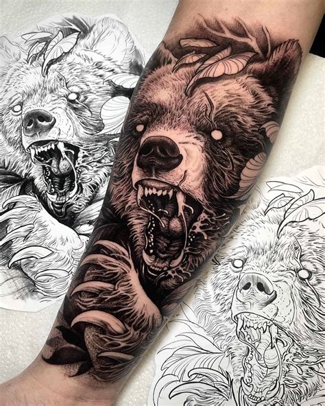 Description of Bear Tattoo Ideas for Men