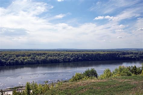 Belaya River in Ufa