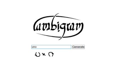 Benefits of Ambigram Generators