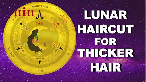 Benefits of a moon calendar haircut guide