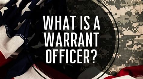 Benefits of Being a Warrant Officer