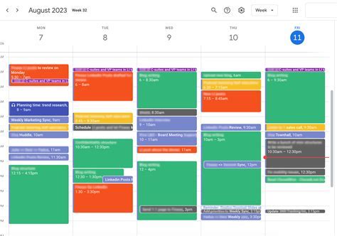 Benefits of Calendar Management