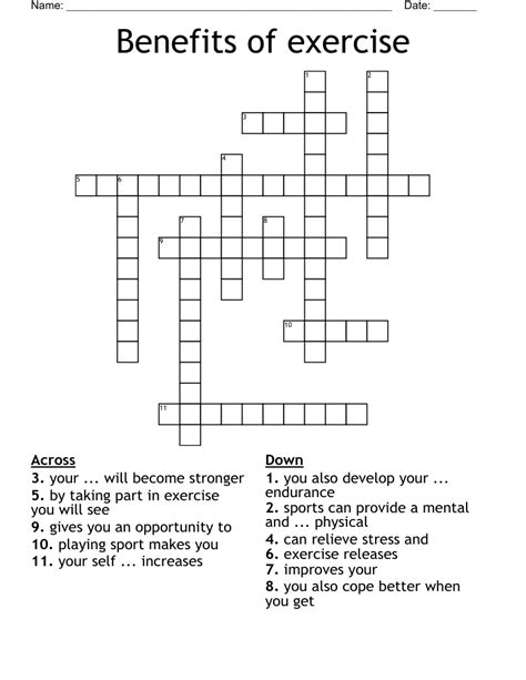 Benefits of Crossword Printables