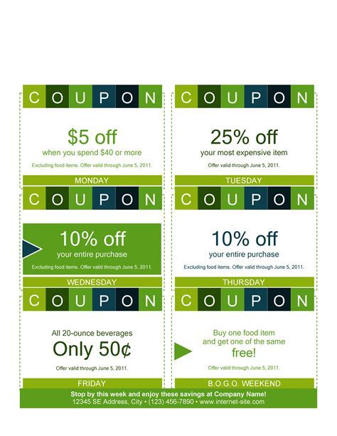 Benefits of Free Printable Coupon Codes