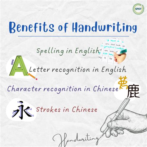 Benefits of handwriting