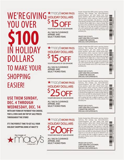 Benefits of Macy's Coupons