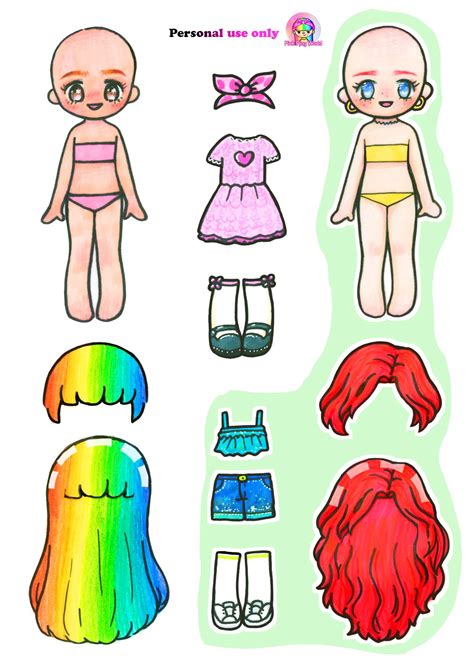 Benefits of paper doll printables for kids and adults