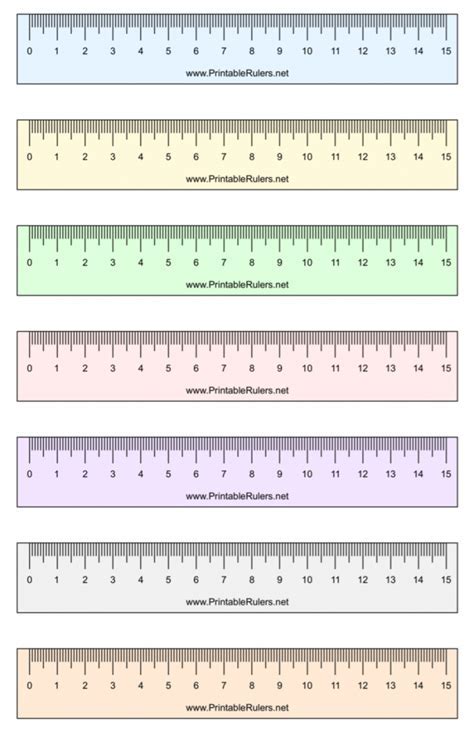 Benefits of using a printable ruler inches