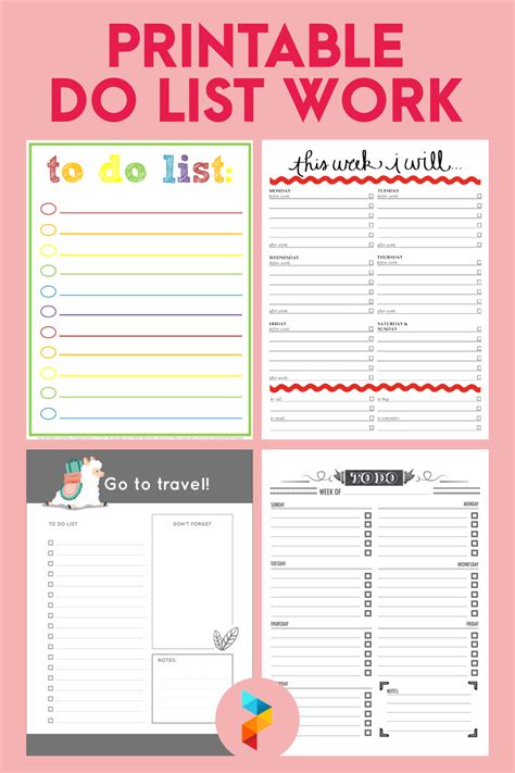 Benefits of using printable task list templates