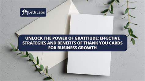 Benefits of Thank You Cards