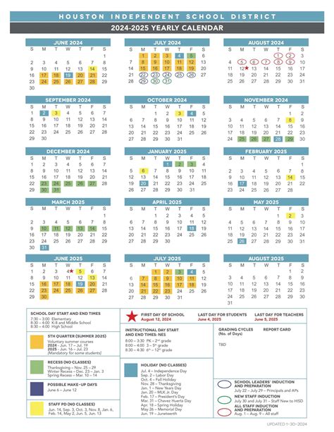 Benefits of Using the HISD Calendar