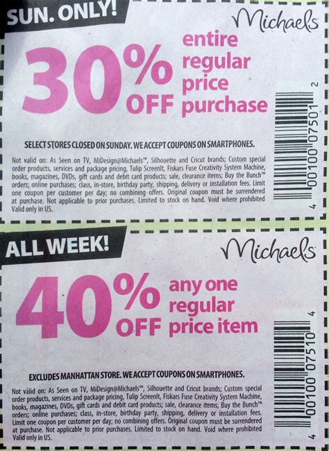 Benefits of Using Michaels Coupons