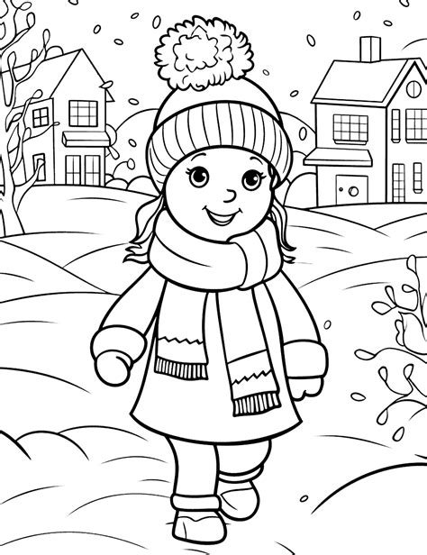 Benefits of Winter Coloring Pages