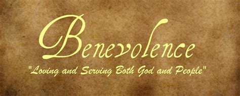 Benevolent Words