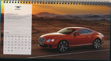 Bentley Calendar Features