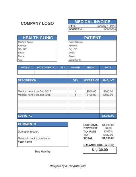 Best Practices for Bill Templates