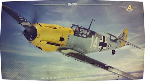 Bf 109 in flight